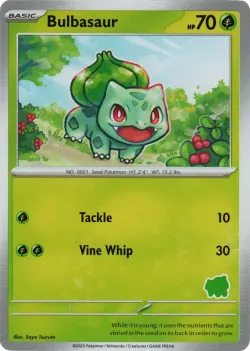 Bulbasaur 「FBB No. 003」「EN」